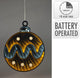 Boule de Noël lumineuse à débordement pour décoration d'intérieur, 25 cm, LED