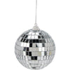 Boule à facettes déco 8cm argent