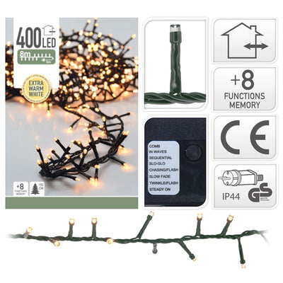Cluster de lumières de Noël 400l