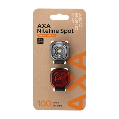 Axa kit d'éclairage niteline spot batterie