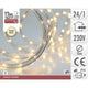 Tuyau d'éclairage LED 12 m blanc chaud