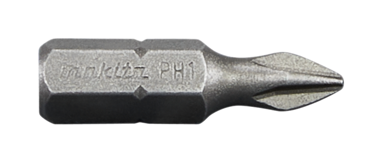 Makita accessoires jeu d'embouts de tournevis ph 3 pièces - b-24511 b-24511