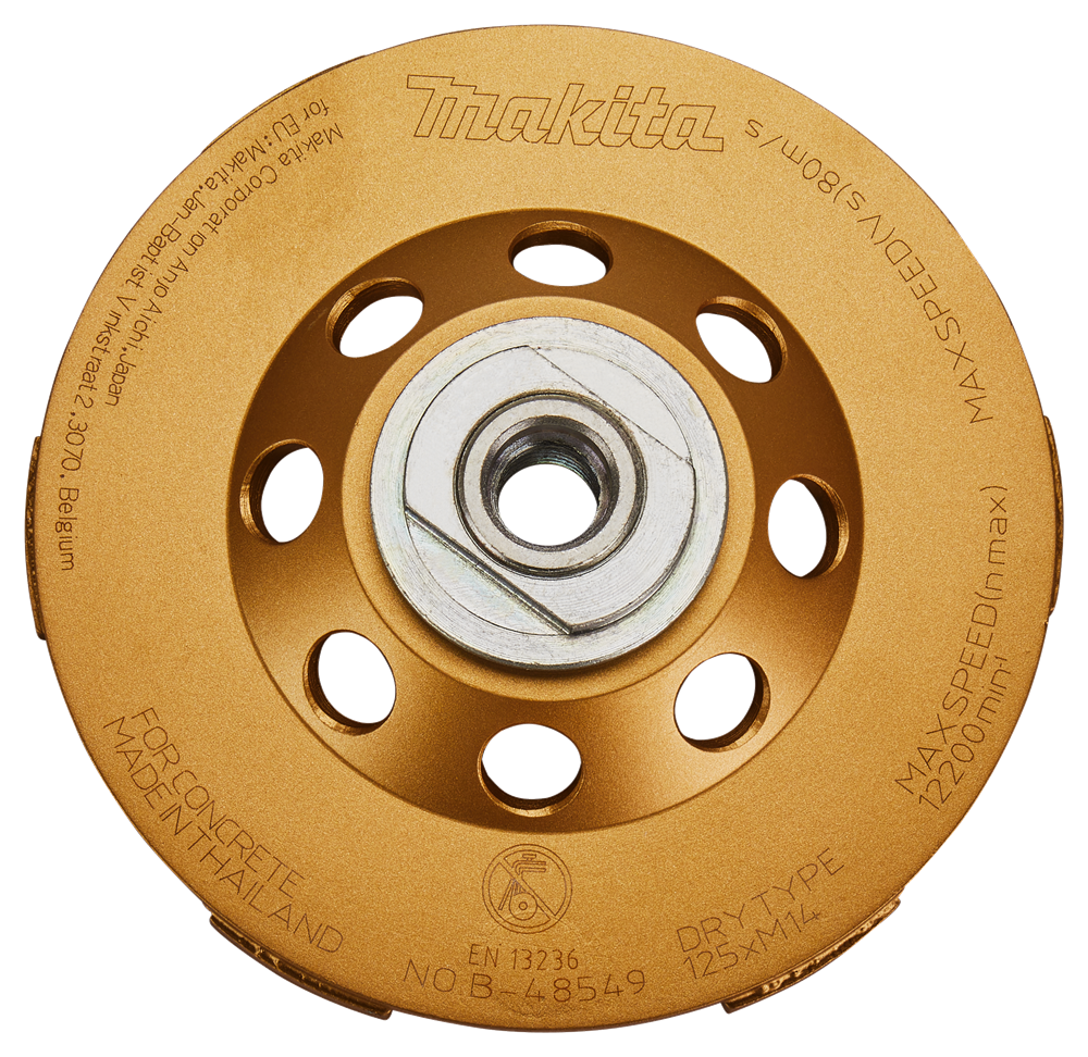 Accessoires Makita meule diamantée 125mm rapide - b-48549 b-48549