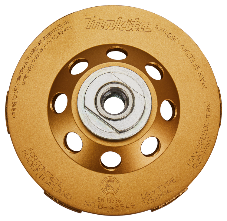 Accessoires Makita meule diamantée 125mm rapide - b-48549 b-48549