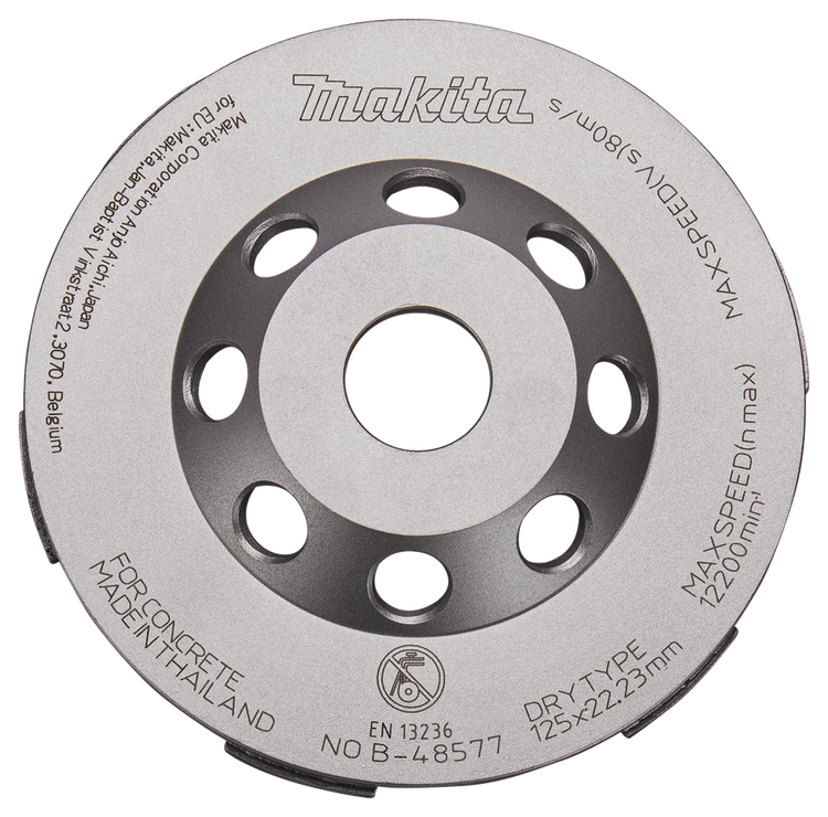 Accessoires Makita meule boisseau diamantée 125mm rapide - b-48577 - b-48577