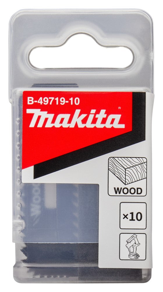 Accessoires Makita lame de scie bois | 53x18x0,55mm | 10 pièces - b-49719-10 b-49719-10