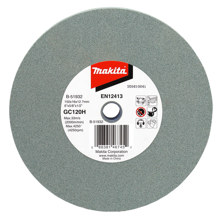 Accessoires Makita affûtage st. 150x16x12,7mm gc120 - b-51932