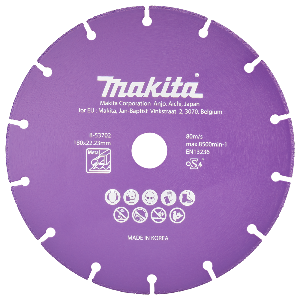 Accessoires Makita disque à tronçonner 180x22,23x1,3mm - b-53702 b-53702