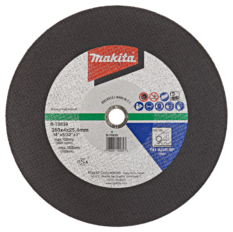 Makita accessoires disque à tronçonner acier - b-70839 b-70839