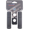 Jeu de guidon Edge Basic 106mm caoutchouc noir