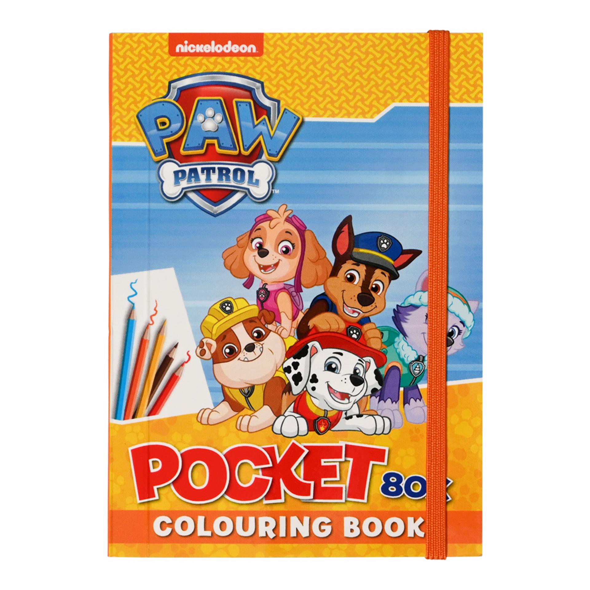 Livre de coloriage de poche Paw Patrol 14x10cm