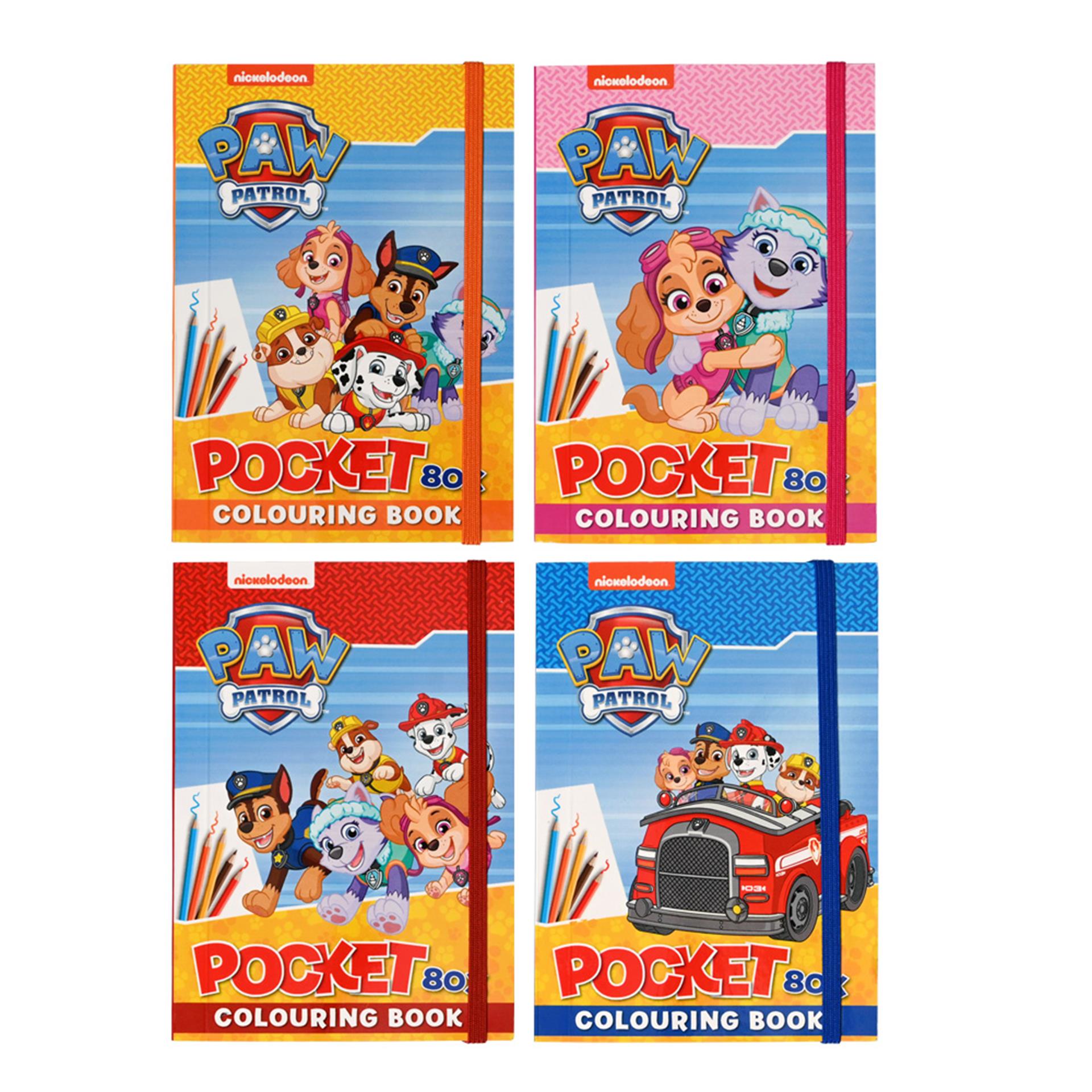 Livre de coloriage de poche Paw Patrol 14x10cm