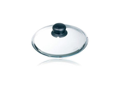 Couvercle pyrex avec bouton verre 20cm