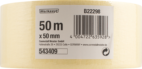 Ruban pour peintre Werkzeyt 50mm x 5m - b22298