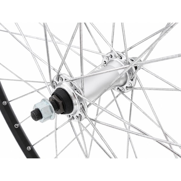 Roue avant Abi 28 pouces zac 2000 - moyeu aluminium - noir