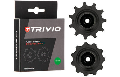 Trivio - roues de dérailleur 11 roulements chromo 11t