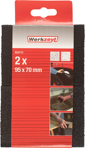 Werkzeyt éponge à récurer (grains différents) 2pcs - b25712