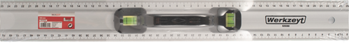 Règle Werkzeyt 500mm avec 2 flacons aluminium - b26350