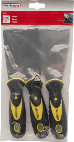 Werkzeyt jeu de spatules en acier inoxydable 3 pcs - b27653