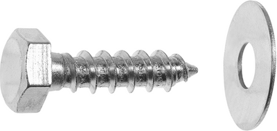 Boulon fileté bois Connex+seau sr 10x40 20pcs - b30161