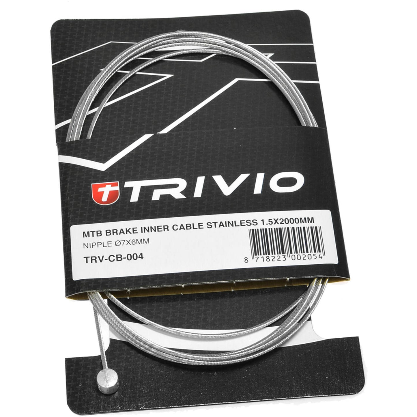 Trivio - Câble intérieur de frein VTT acier inoxydable 1,5x2000mm - 20 pcs.