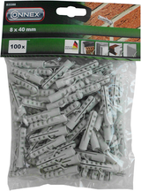 Bouchons Connex polyamide 8mm sachet 100pcs - b33388 - afbeelding 2