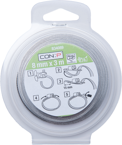 Con:p anneau de tension 'infini' + 8 agrafes inox - b34089