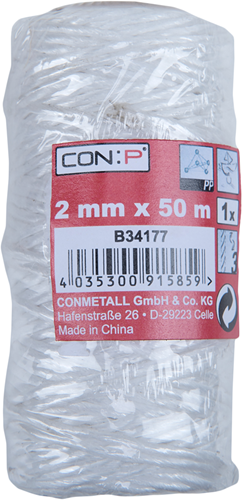Con:p corde pp 2mm 9kg bobine 50m - b34177