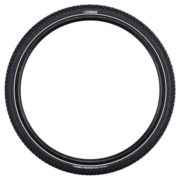 Schwalbe marathon plus tour - filaire - addix - smartguard - 700x35c - noir + reflex