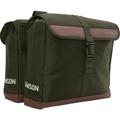 Simson double sac urbain 35l vert olive