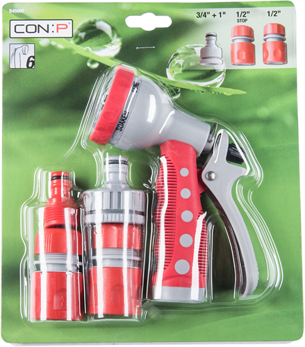 Con:p set pistolet + pièces de raccordement - b45660