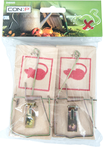 Con:p piège à souris en bois (4pcs) - b46505