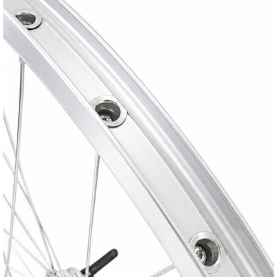 Roue arrière 28 x 1 4'' aluminium jante zac 2000 - moyeu frein favori - argent