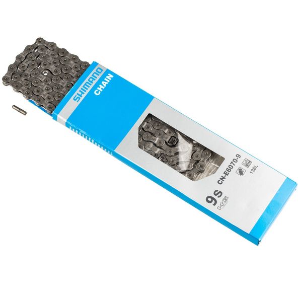 Shimano CN-E6070 Chaîne de vélos électrique 138 Liens d'argent