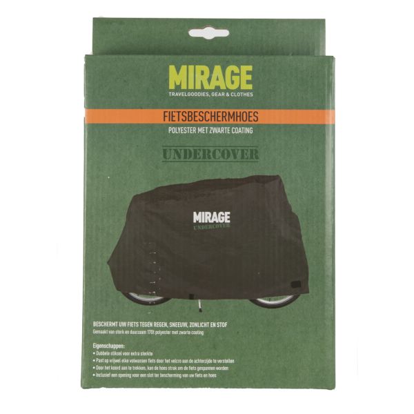 Mirage Undercover Bicycle Protection Cover 170T Polyester, noir