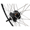Roue arrière Shimano 28 pouces moyeu Nexus 7 (noir) - jante zac2000 (argent noir) avec rayons en acier inoxydable - pour frein à disque