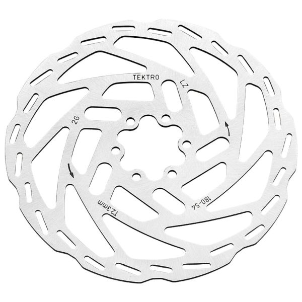 Rotor Tektro TR180-54 Ø180 2,3 mm argent