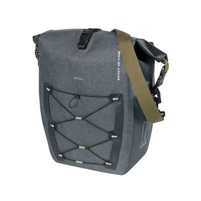 Basil Navigator Storm Mik Side Bicycle Sac - Sac à vélo sportif et fonctionnel - noir - 100% étanche