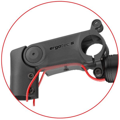 Tige ergotec avant 50 xl si Ø28,6 mm fourche 90 mm Ø31,8 mm noir