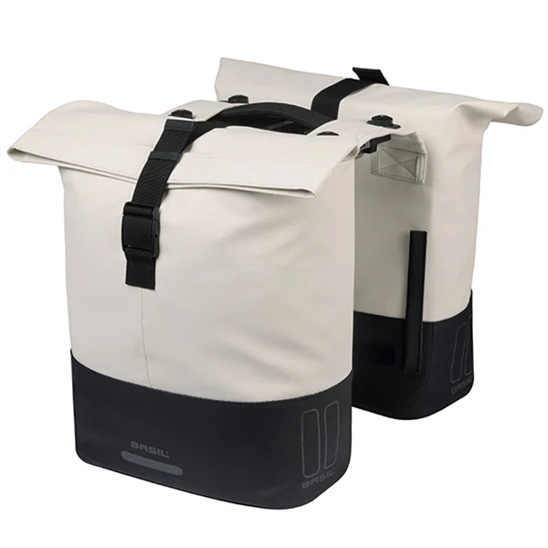 Basil sac anse double blanc noir | micro | 32l