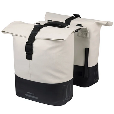 Basil sac anse double blanc noir | micro | 32l