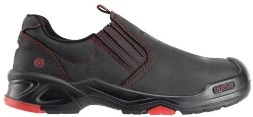 Baak Brian Slip-On 6341 S3 Chaussure de travail | noir rouge | taille 41 - 4031783009092