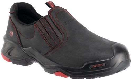 Baak Brian Slip-On 6341 S3 Chaussure de travail | noir rouge | taille 41 - 4031783009092