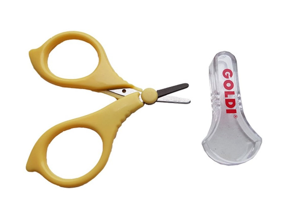 Ciseaux d'ongles Goldi Sauger Baby avec une casquette de protection
