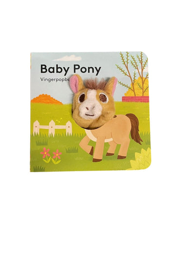 Livres d'images livre de marionnettes à doigt ferme bébé poney