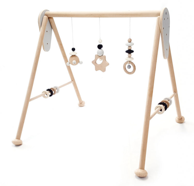 Étoile de gym pour bébé Hess (noir naturel)