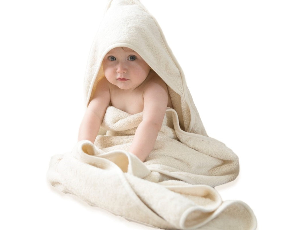 Bo Weevil Baby Towel avec capuche - crèmewit