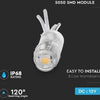 Module de fond 12v 0.24w smd5050 blanc chaud - led9040