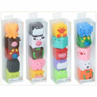 BONGERS TOYS 5 Animaux de jouets de bain différents pour Bath