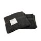 Serviette de bain gris foncé 50x100cm 2 pièces